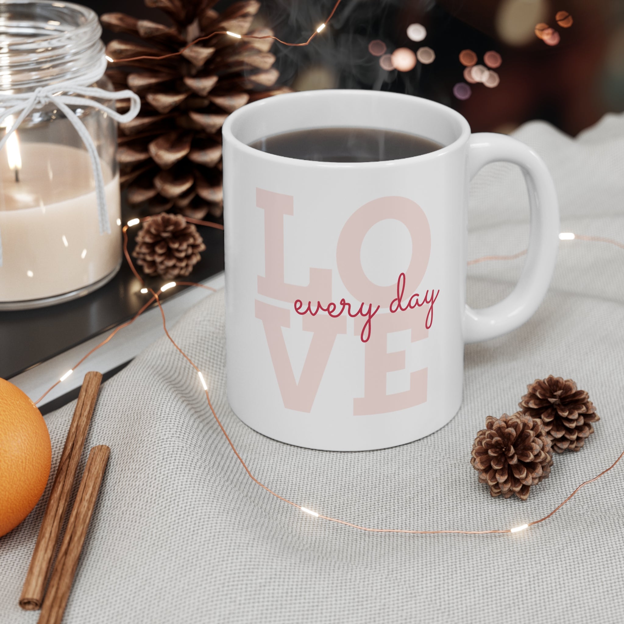 Photo Family 11oz Ceramic Mug — Personalized Family Portrait Coffee Cup