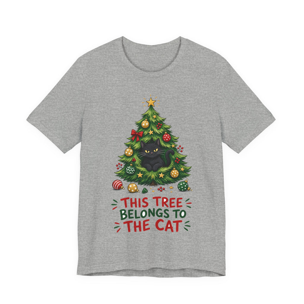 This Tree Belongs to the Cat Shirt — Funny Cat Christmas Tee