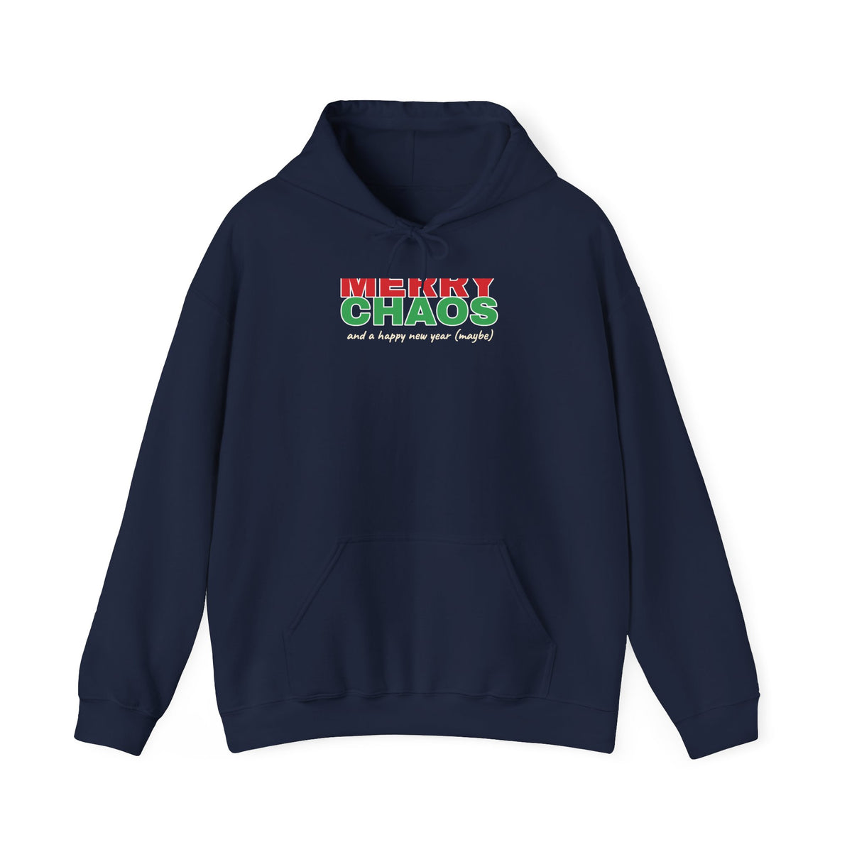 Merry Chaos Hoodie — Funny Christmas Hooded Sweatshirt
