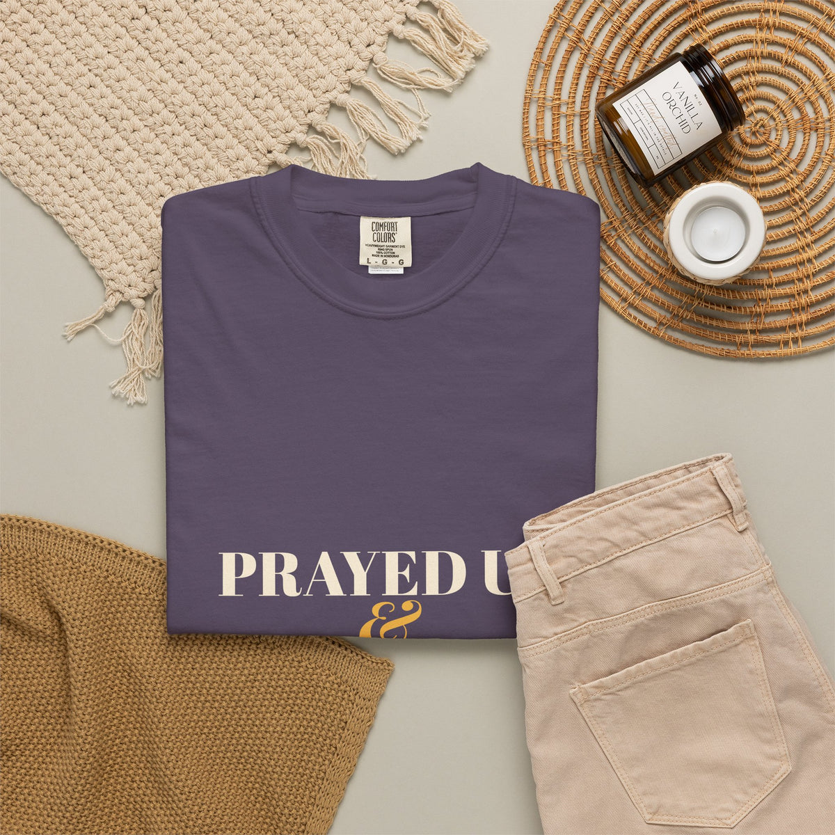 Prayed Up & Caffeinated Shirt — Funny Christian Coffee Tee
