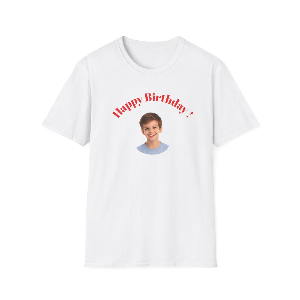 Happy Birthday Photo Tee — Personalized Birthday Shirt for Kids