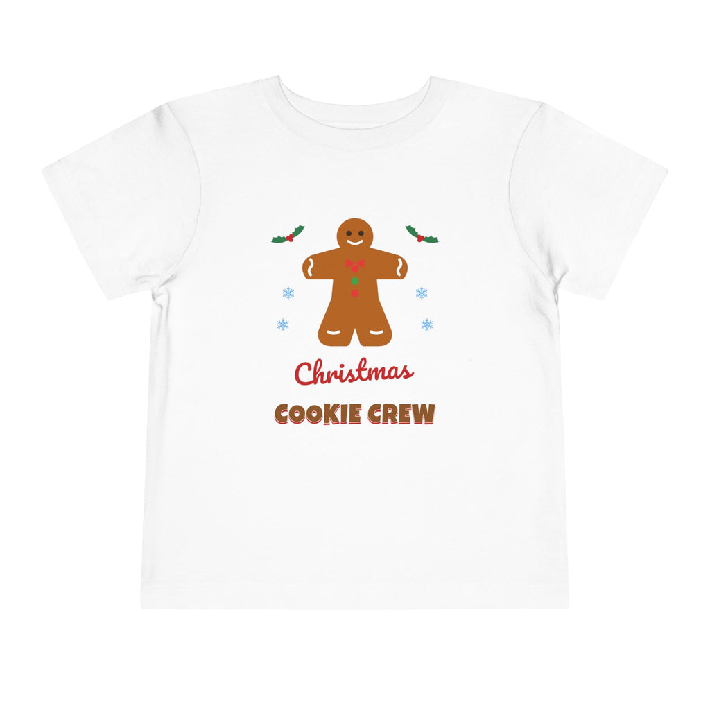 Christmas Cookie Crew Toddler Tee — Gingerbread Holiday Kids T-Shirt