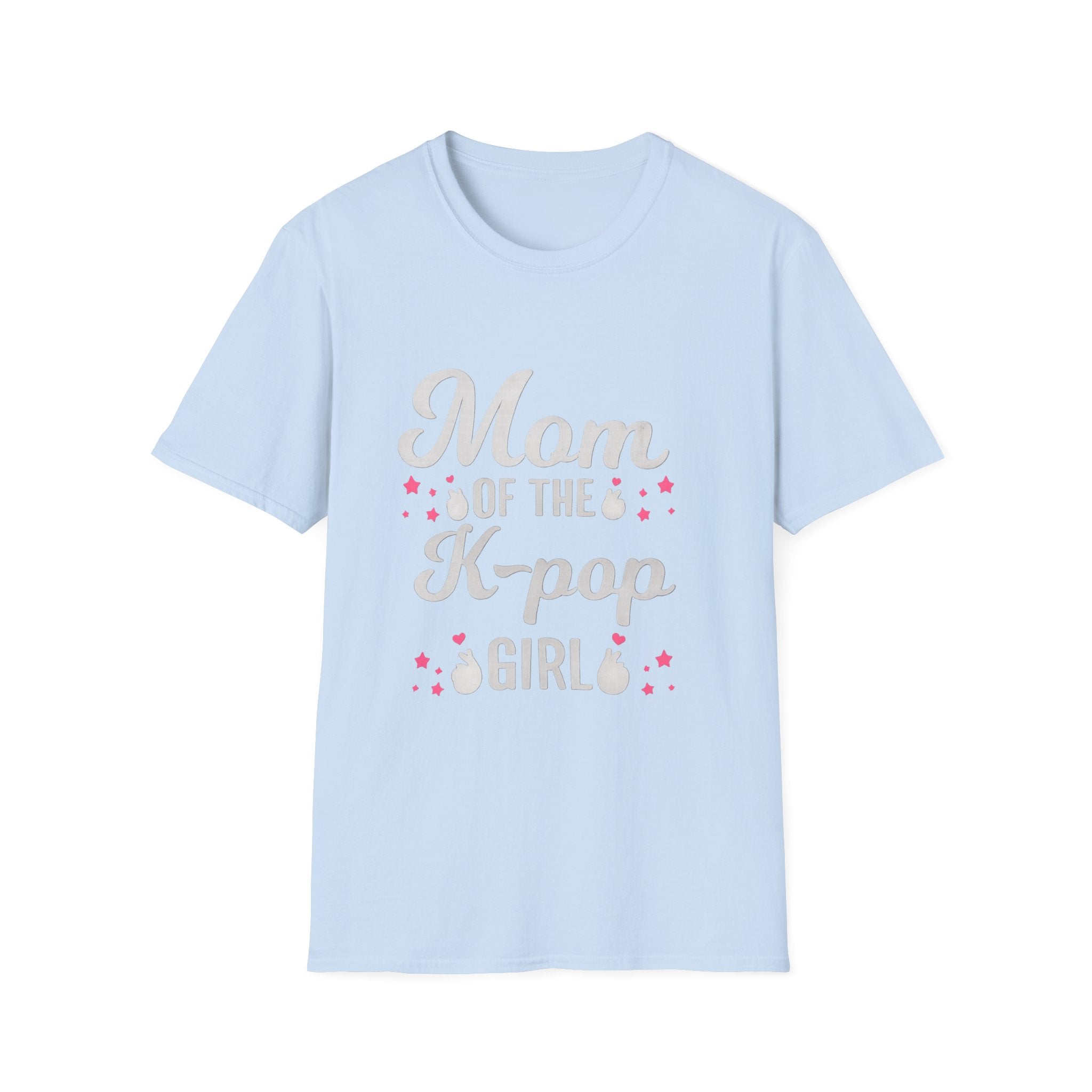 Mom of the K-pop Girl T-Shirt  Kpop Fan Tee, Cute Floral Lettering
