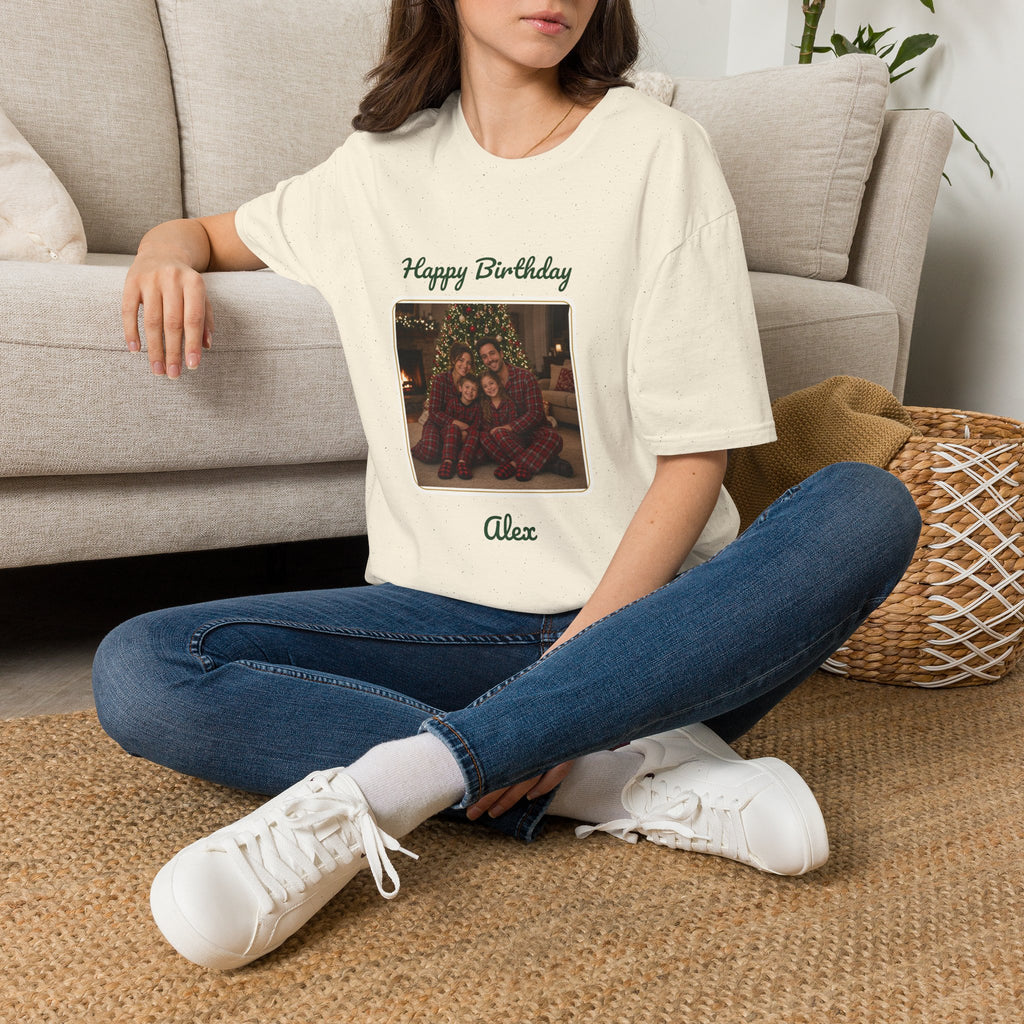 Happy Birthday Photo Tee — Personalized Birthday Shirt for Kids