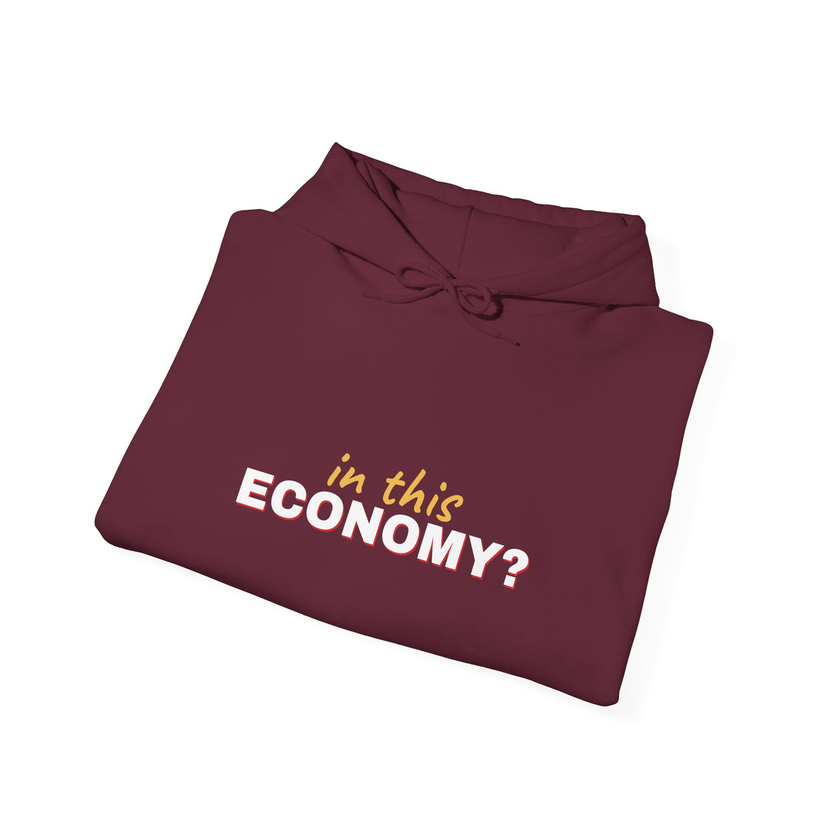 In This Economy Hoodie — Funny Adulting Sweatshirt