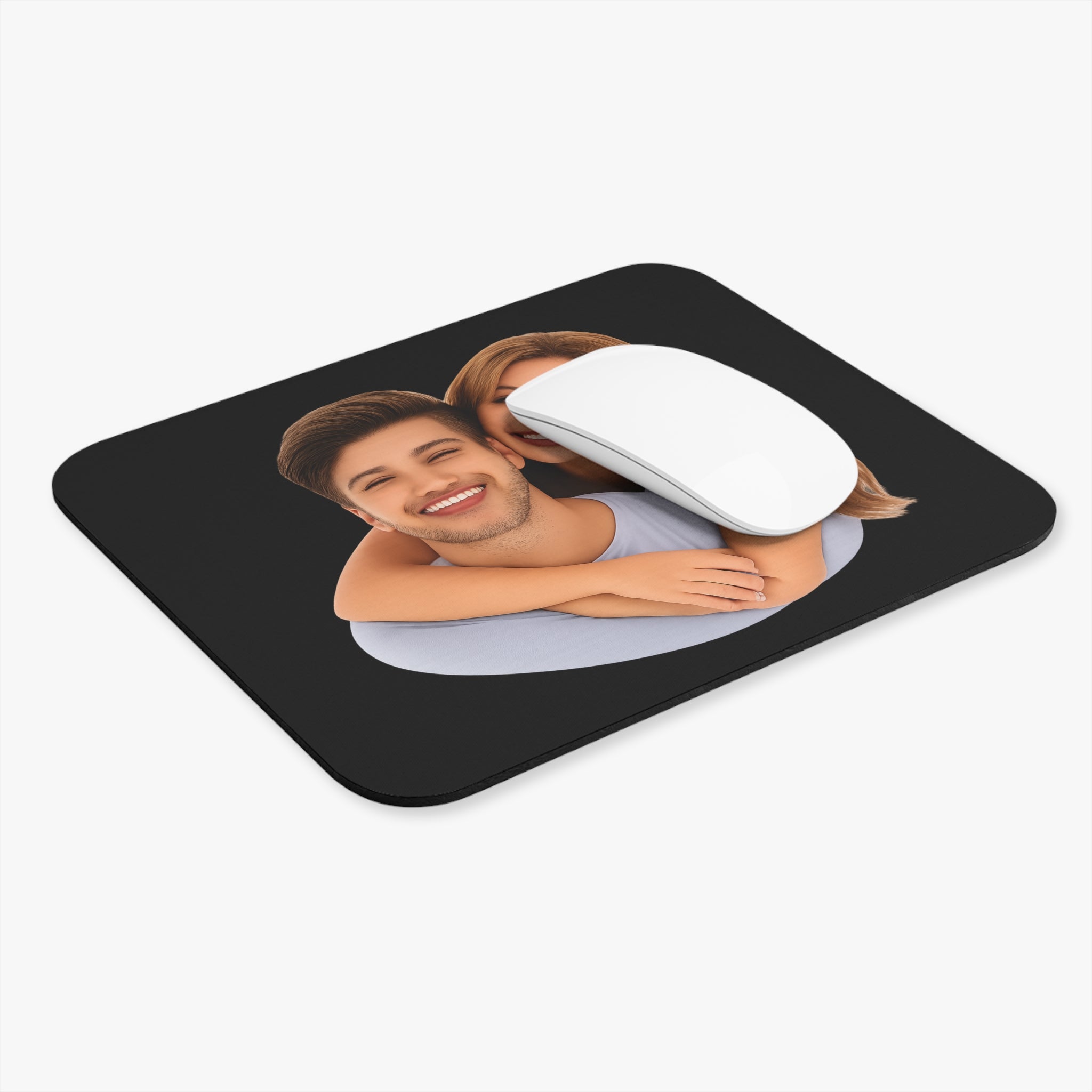 Personalized Photo Mouse Pad — Custom Romantic Desk Mousepad