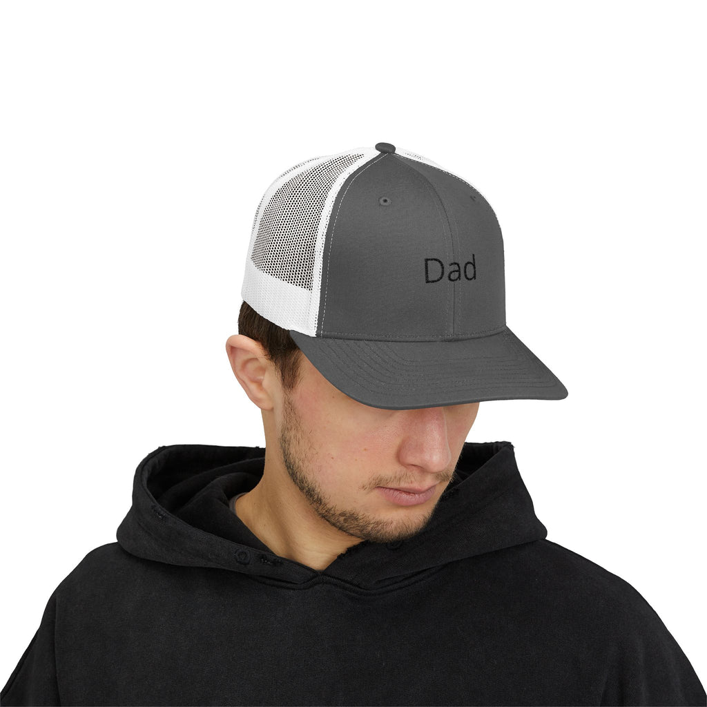 Mom Snapback Trucker Cap — Minimal Embroidered Mom Hat, Mother’s Day Gift