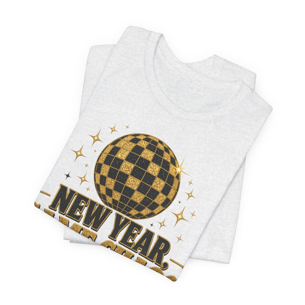 New Year Same Chaos 2027 Shirt — Funny Disco Ball New Years Eve Tee