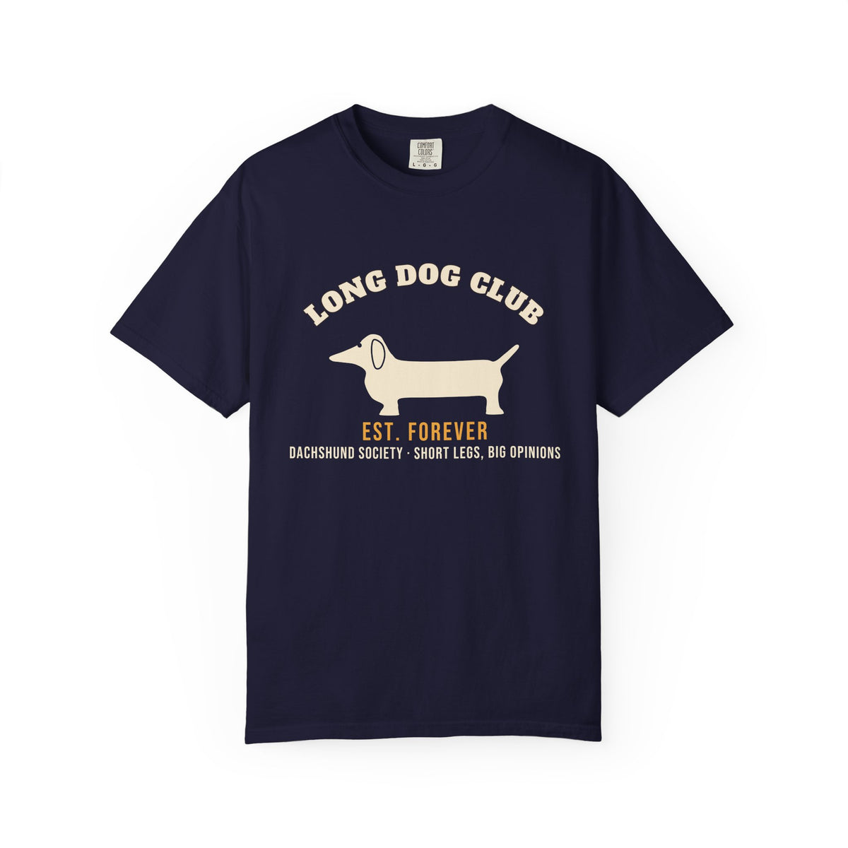 Long Dog Club Shirt — Retro Dachshund Mom & Dad Tee