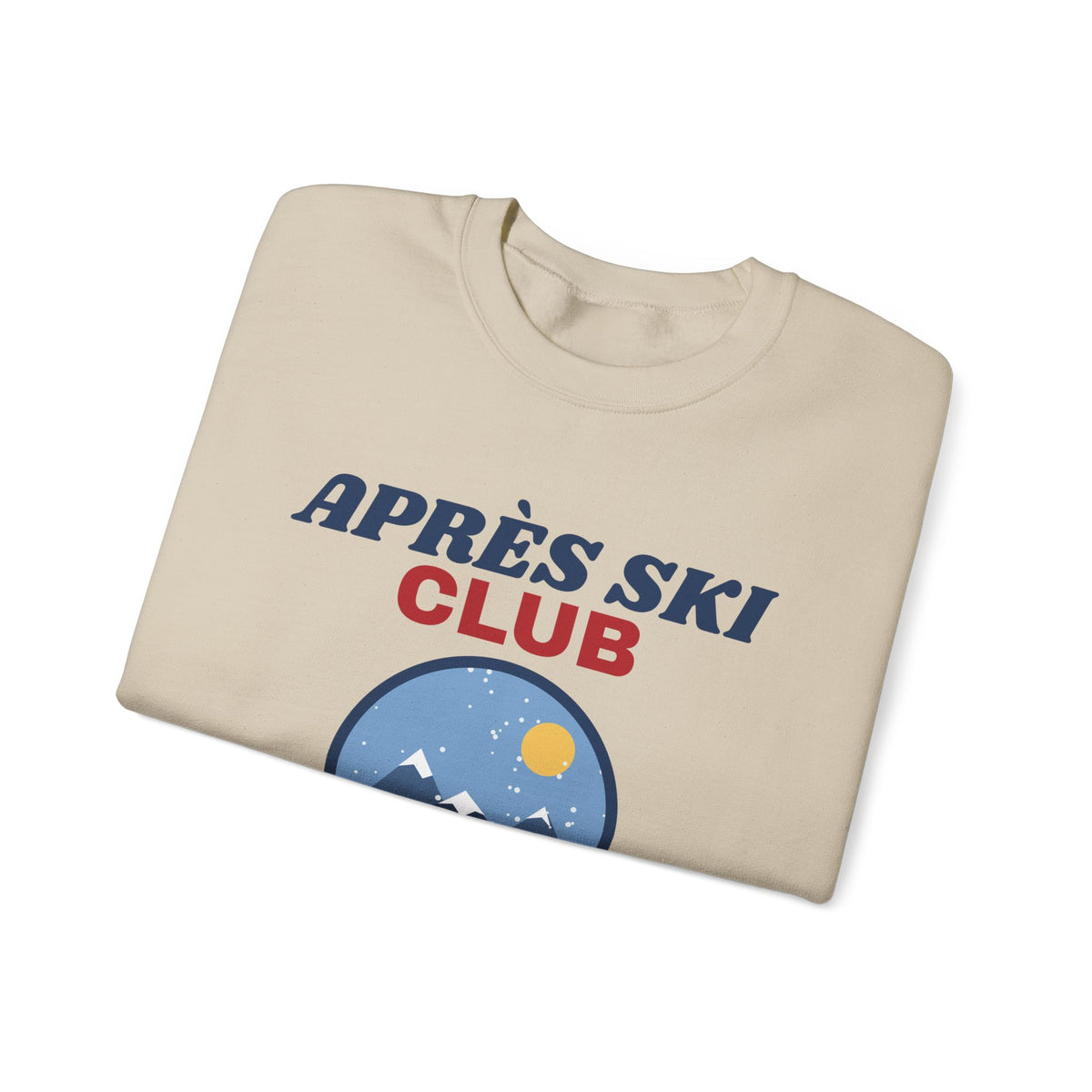 Après Ski Club Sweatshirt — Retro Mountain Ski Lodge Winter Crewneck