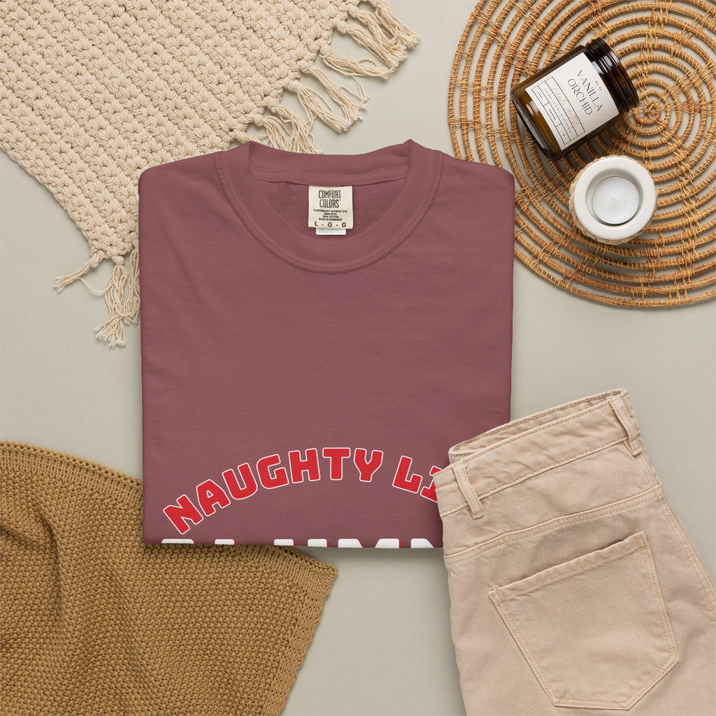 Naughty List Alumni Shirt — Funny Christmas Tee for Adults