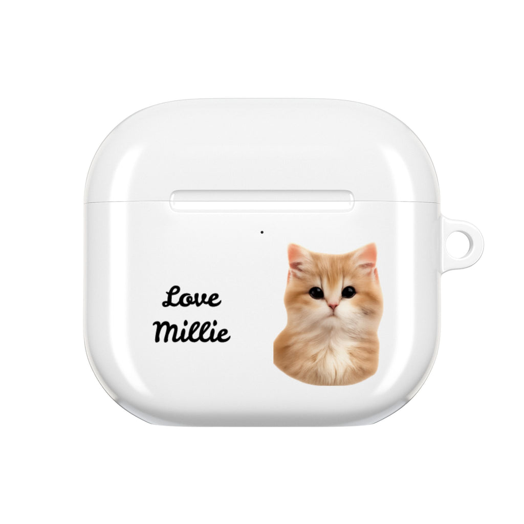 Personalized AirPod Case – "Love Millie" Cute Kitten/Dog Protective Case
