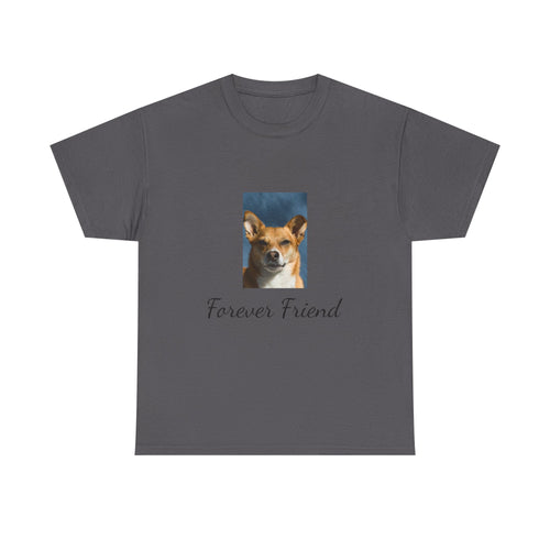 Dog Photo Tee — "Forever Friend" Rescue Pet Tribute T-Shirt