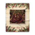 Grandma's Sweethearts Personalized Photo Blanket – Custom Grandkids Name Sherpa Throw