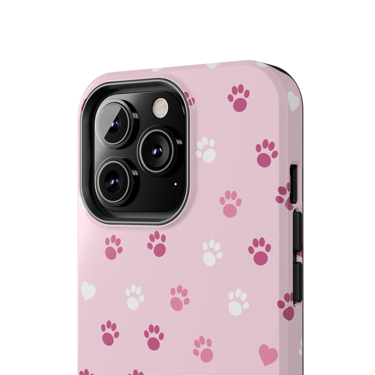 Paw Print Phone Case — Love You Fur-Ever Pink Tough Case for iPhone & Samsung