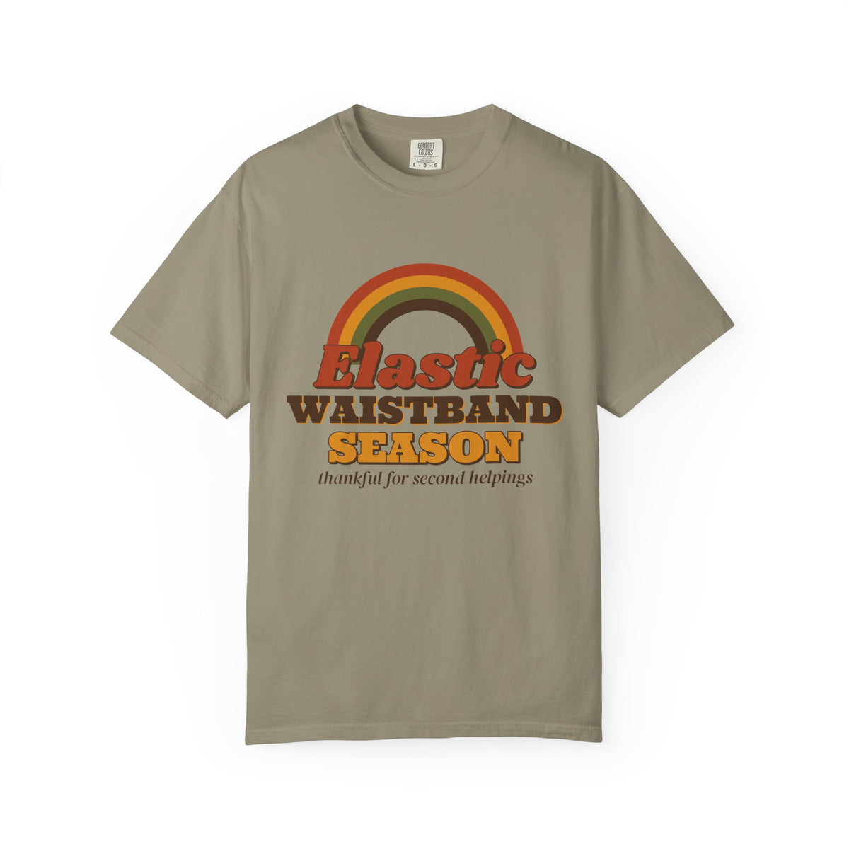 Elastic Waistband Season Shirt — Funny Retro Thanksgiving Tee
