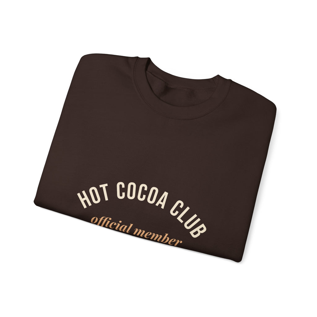 Hot Cocoa Club Sweatshirt — Cozy Christmas Crewneck