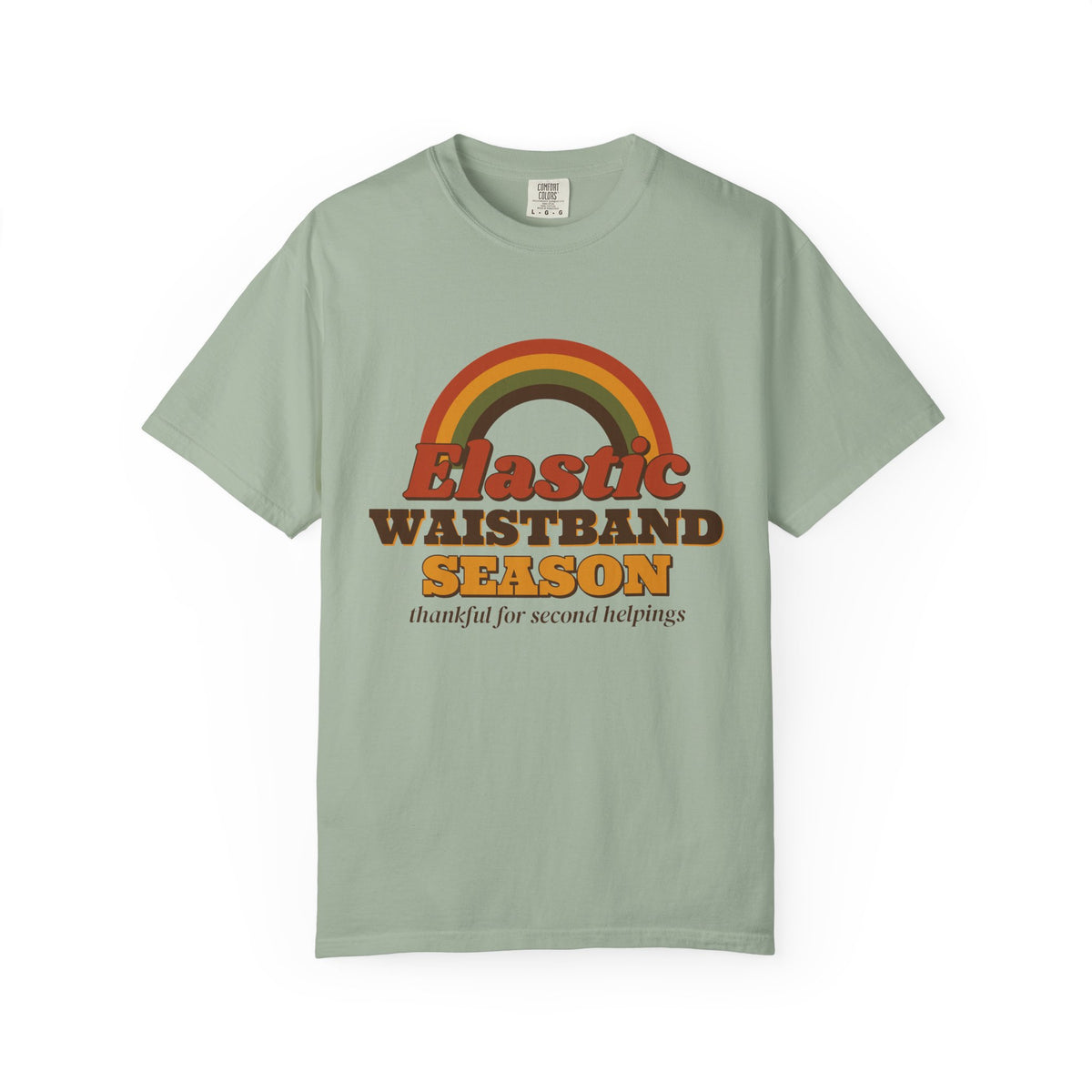 Elastic Waistband Season Shirt — Funny Retro Thanksgiving Tee
