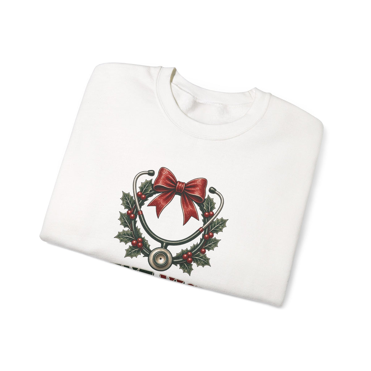 Silent Night Not On My Shift Sweatshirt — Funny Nurse Christmas Crewneck