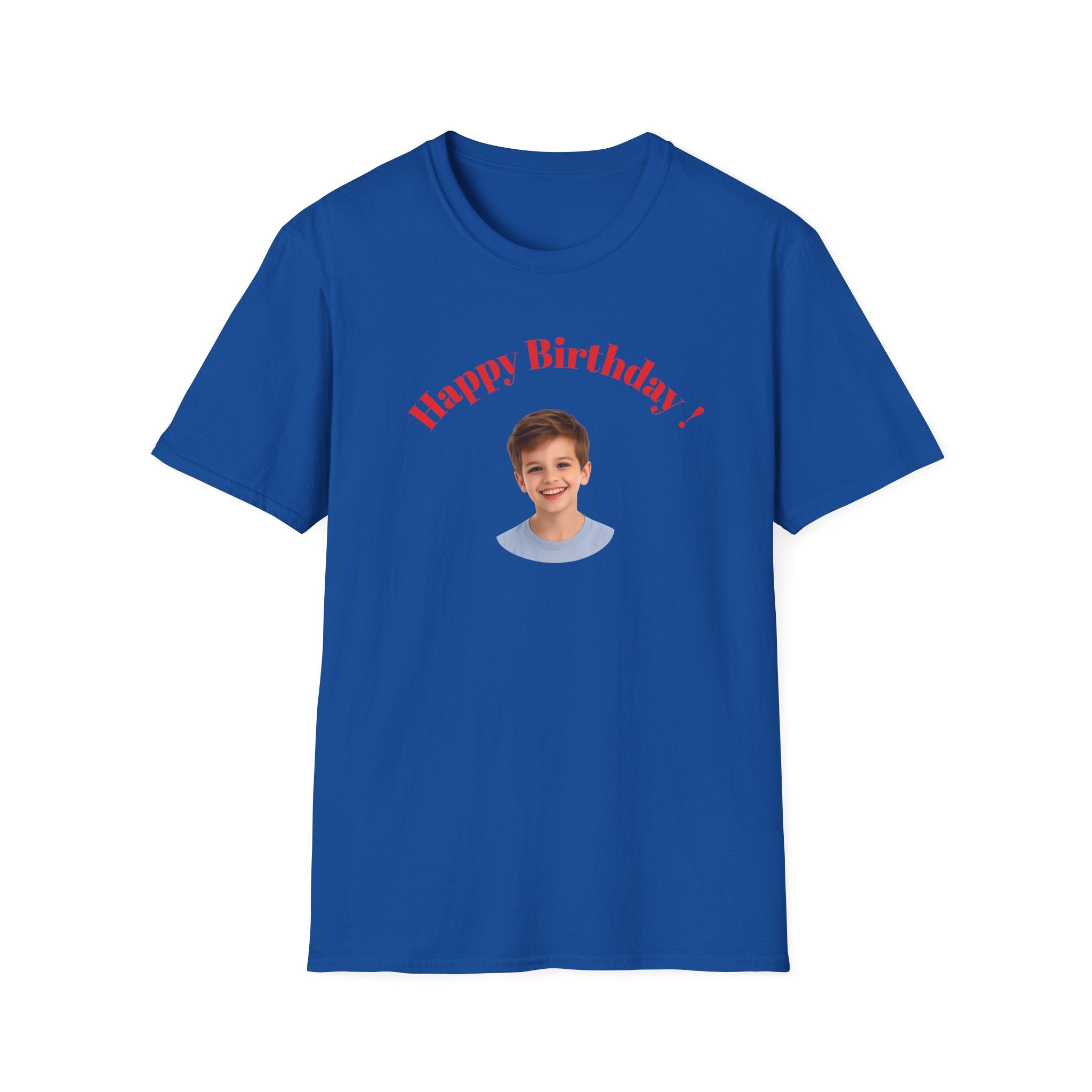 Happy Birthday Photo Tee — Personalized Birthday Shirt for Kids