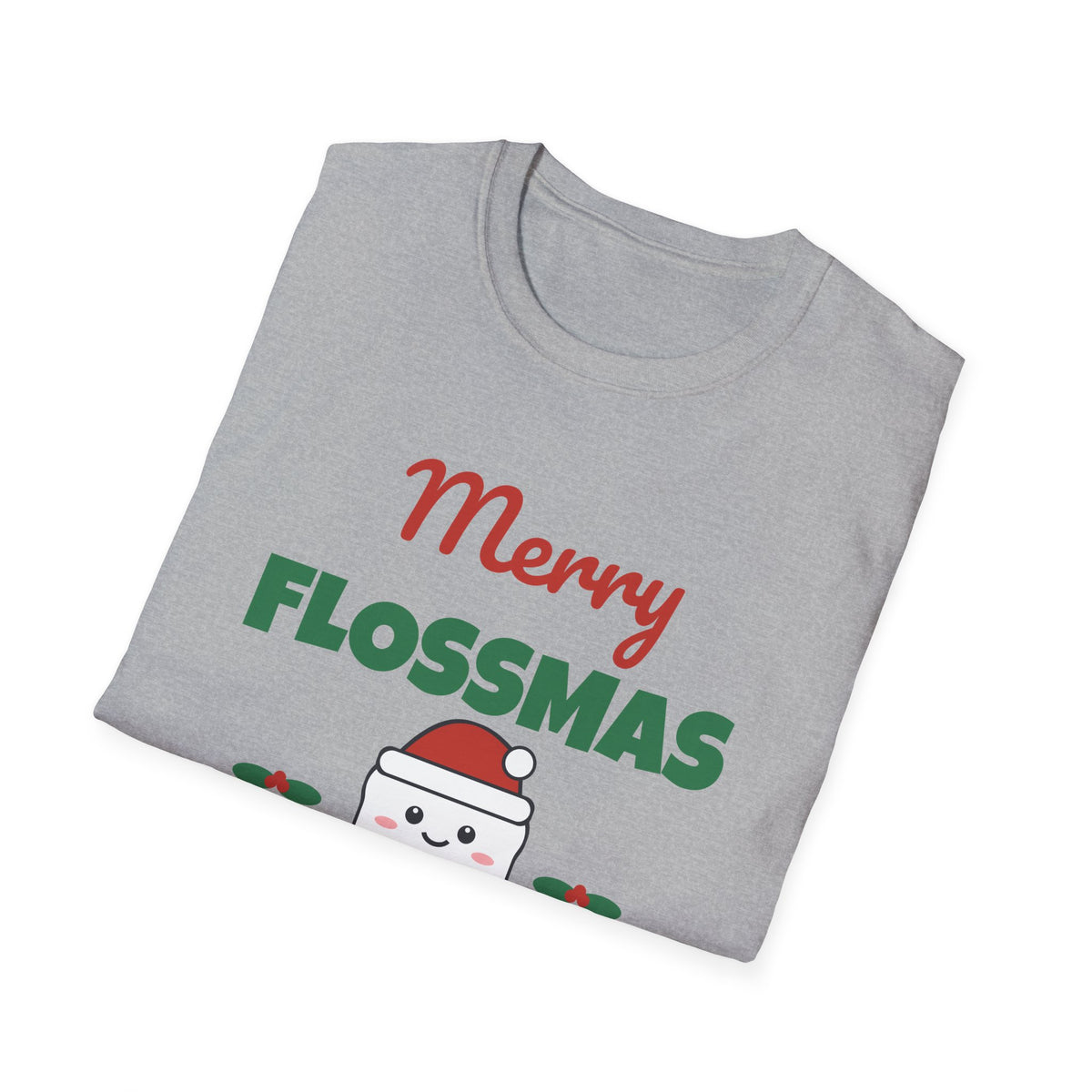 Merry Flossmas Shirt — Funny Dental Christmas Tee for Dentists, Hygienists & Dental Crew