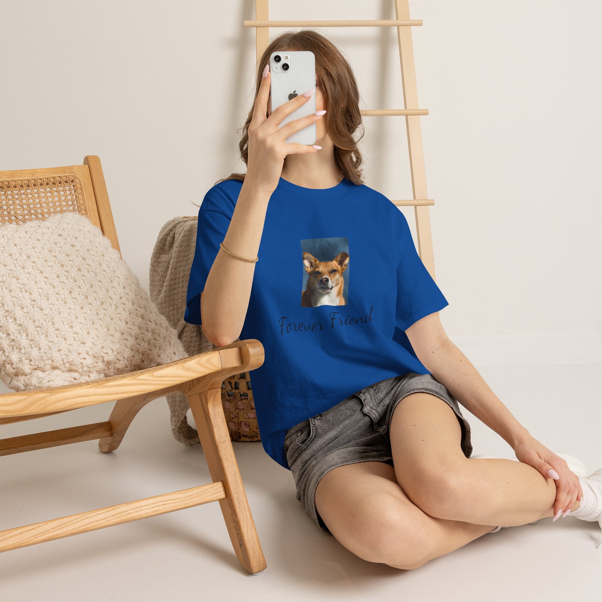 Dog Photo Tee — "Forever Friend" Rescue Pet Tribute T-Shirt