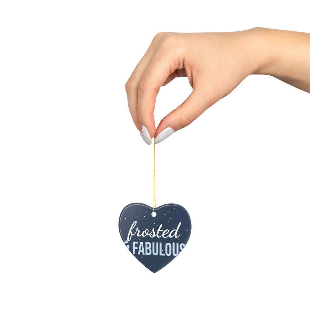 Frosted & Fabulous Ornament — Funny Christmas Tree Decoration