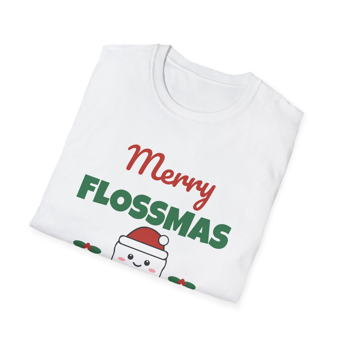 Merry Flossmas Shirt — Funny Dental Christmas Tee for Dentists, Hygienists & Dental Crew