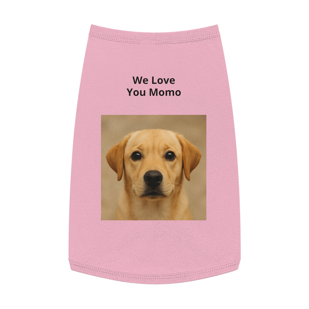 Puppy Tank Top — "We Love You ..." Pet Shirt