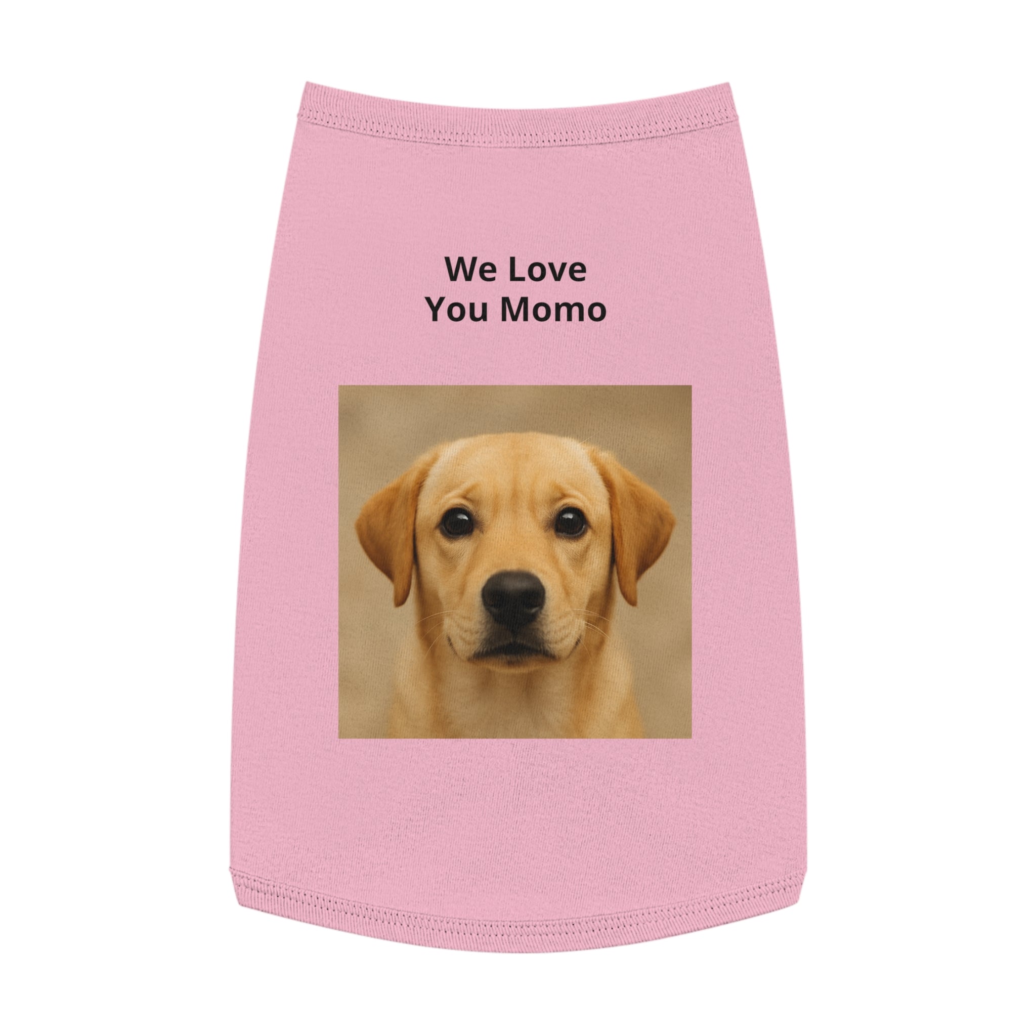 Puppy Tank Top — "We Love You ..." Pet Shirt