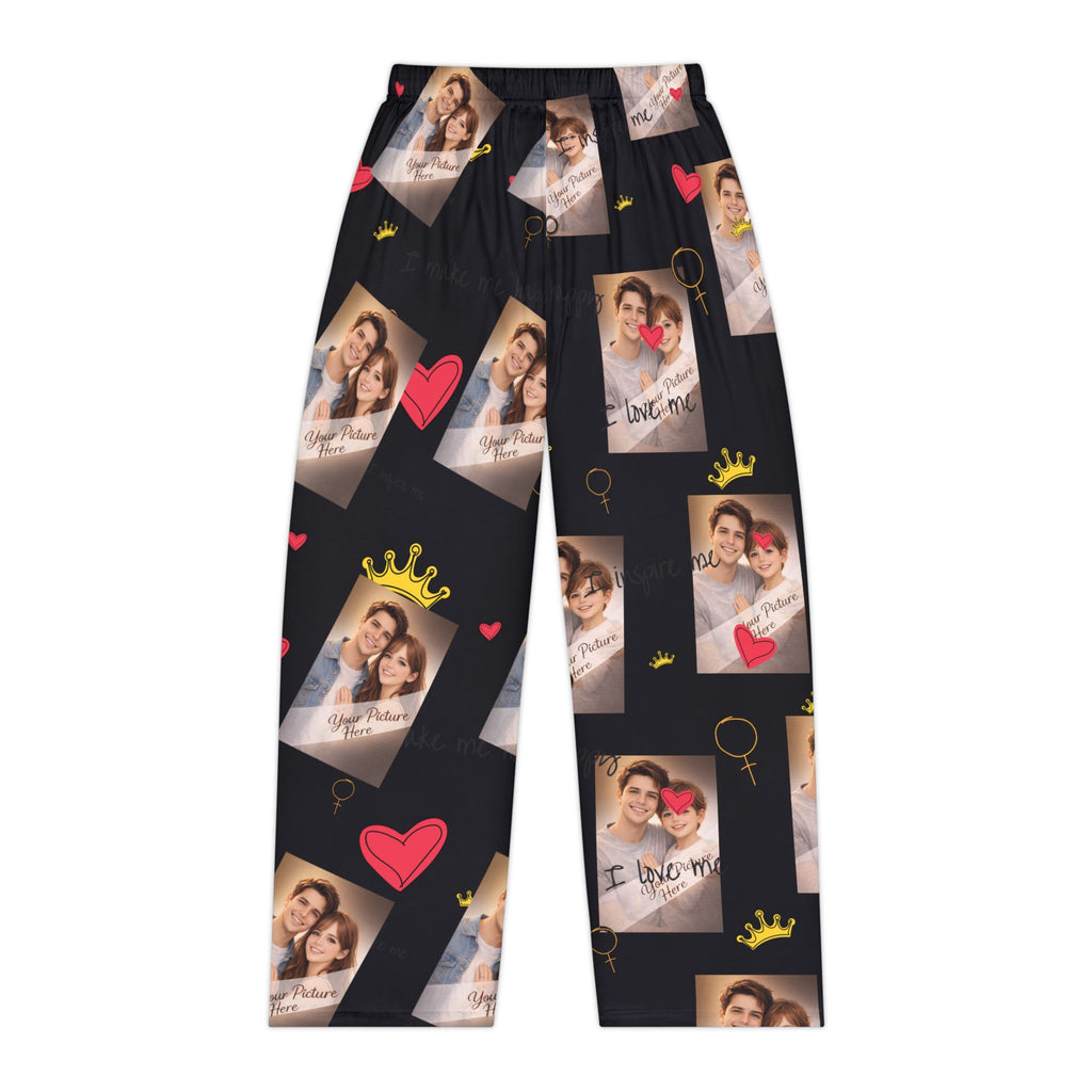 Personalized Photo Pajama Pants  'I Love Me' Collage Women's Sleepwear