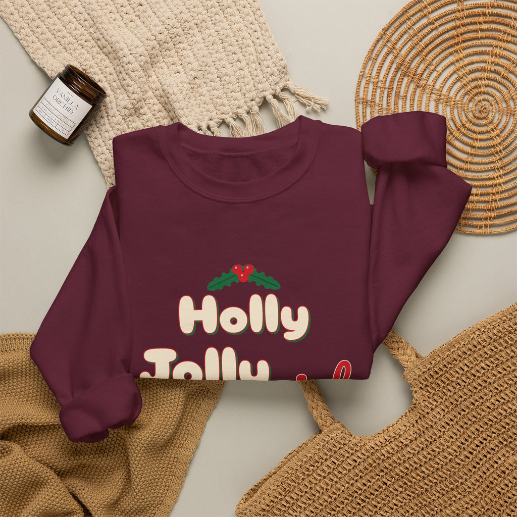 Holly Jolly-ish Sweatshirt — Funny Retro Christmas Crewneck