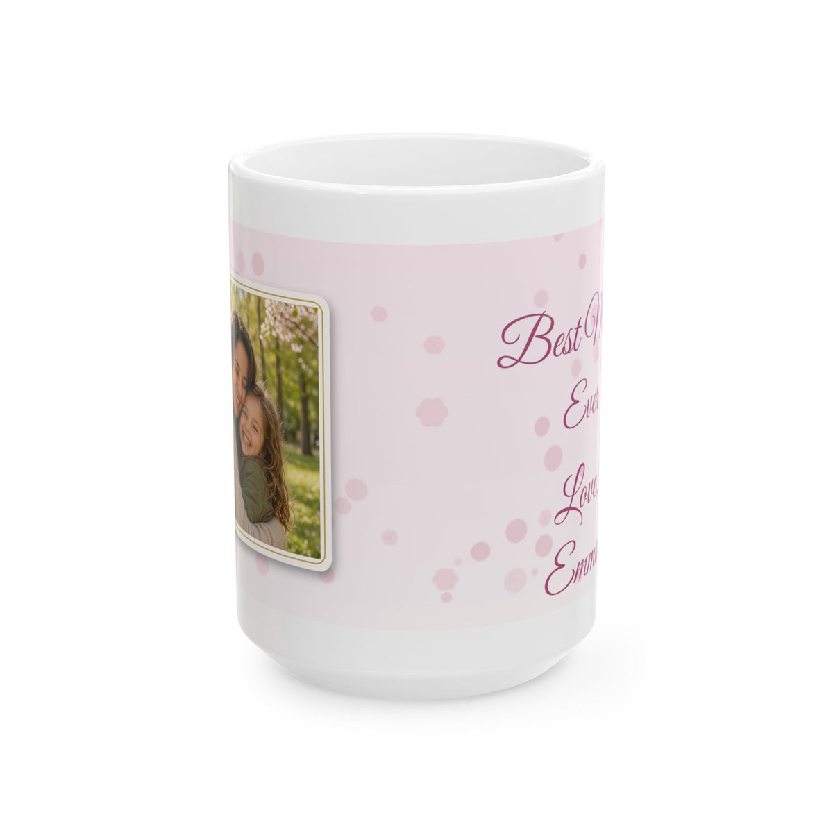 Best Mom Ever Personalized Photo Mug – Custom Mom Coffee Cup Gift