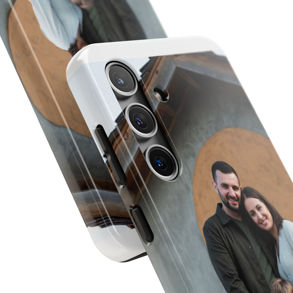 Personalized Tough Phone Case — Custom Text Protective Phone Cover