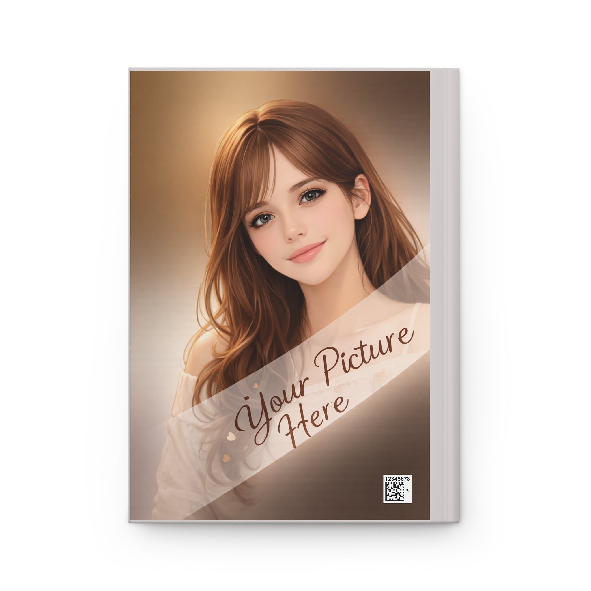 Personalized Photo Hardcover Journal — Custom 'Your Picture Here' Keepsake