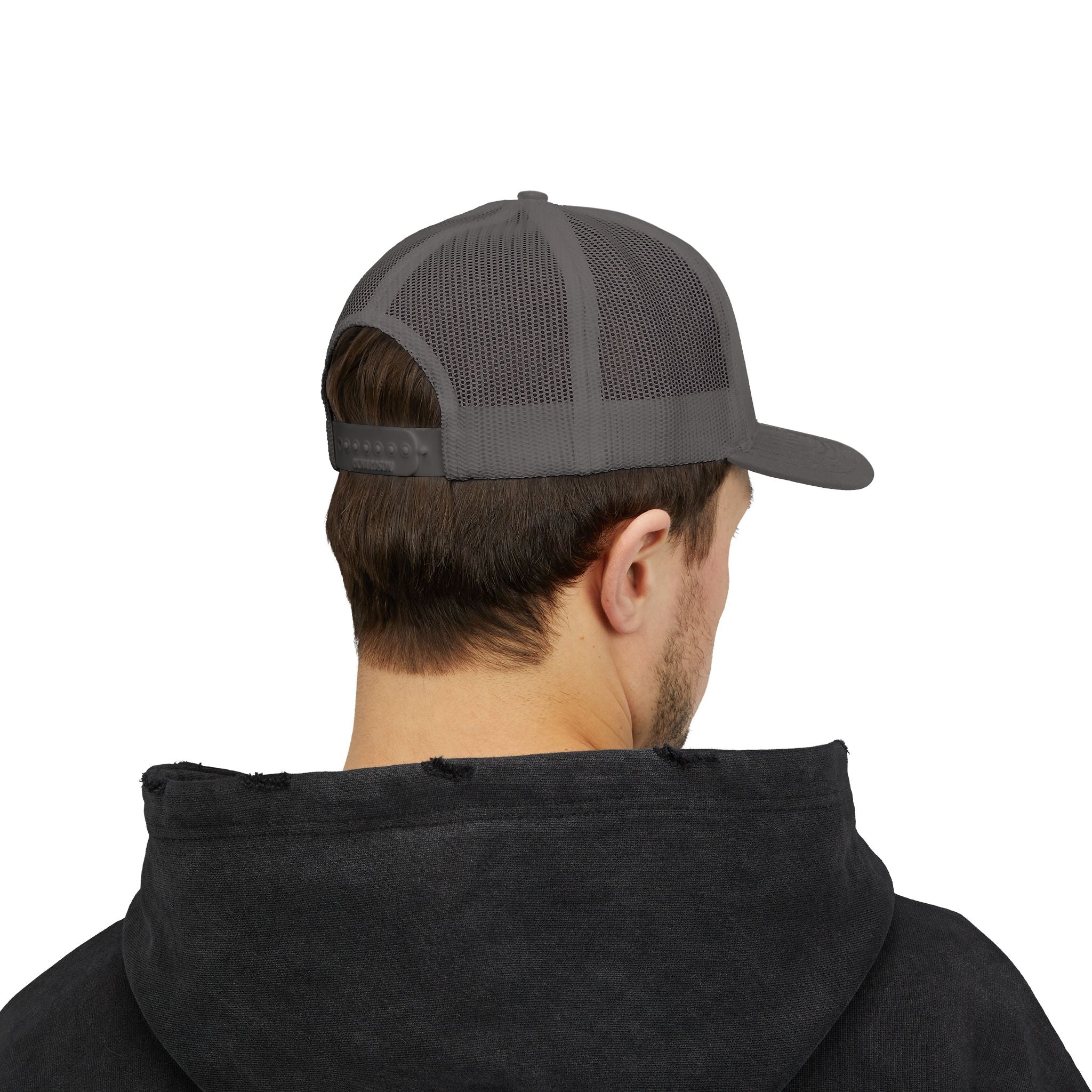 Mom Snapback Trucker Cap — Minimal Embroidered Mom Hat, Mother’s Day Gift