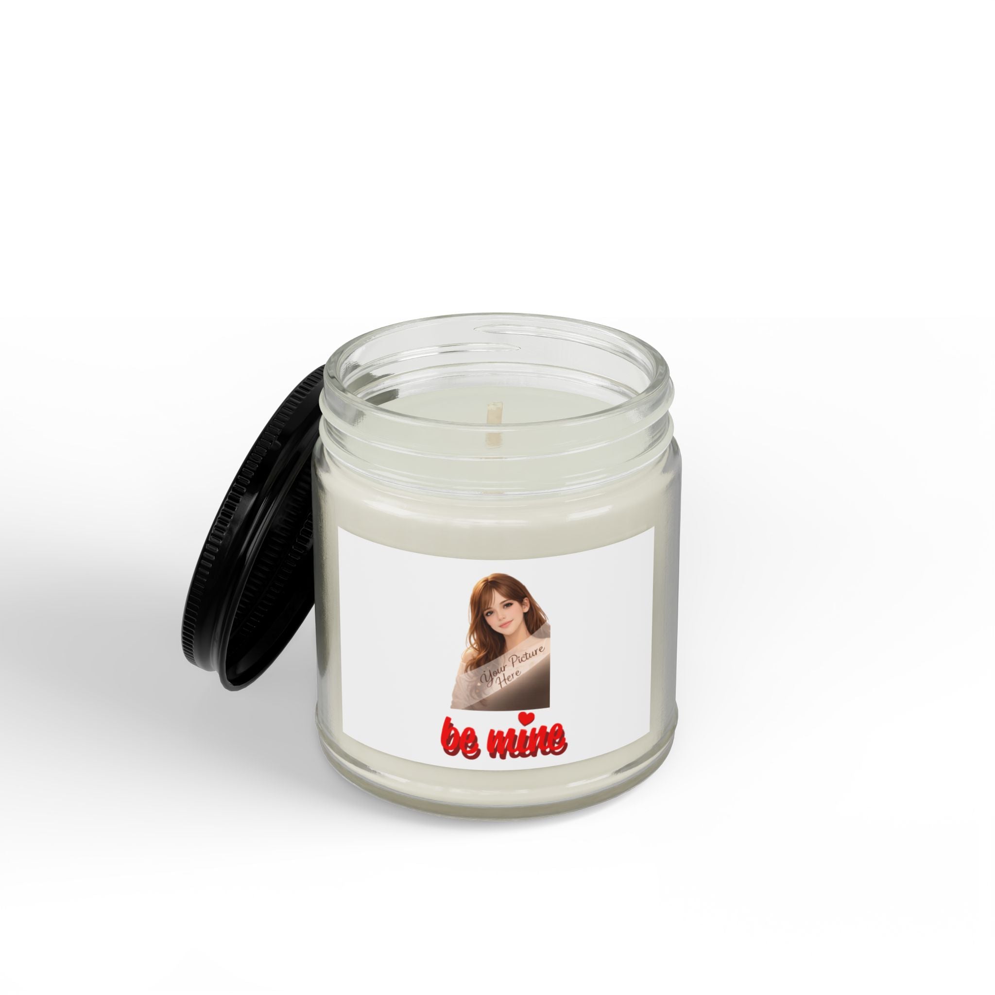Soy Candle — 'Be Mine' Photo Scented Jar (4oz & 9oz)