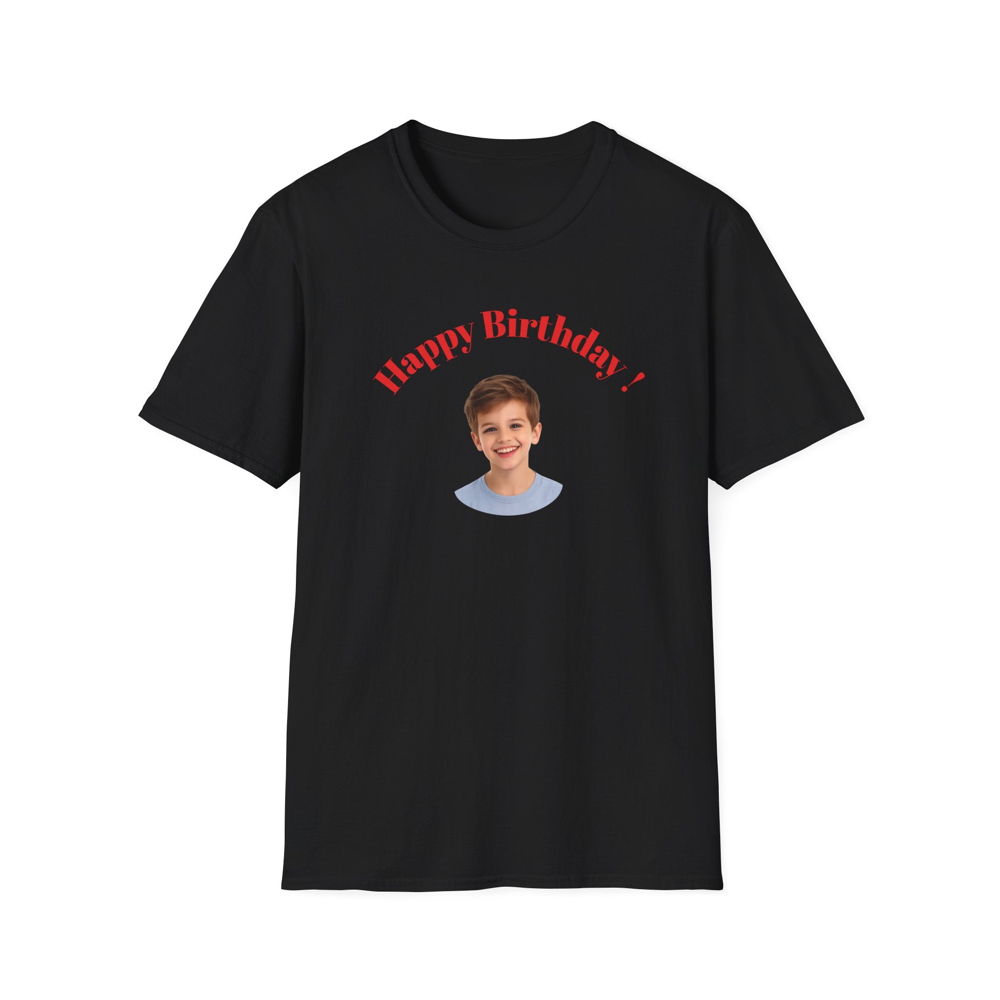Happy Birthday Photo Tee — Personalized Birthday Shirt for Kids