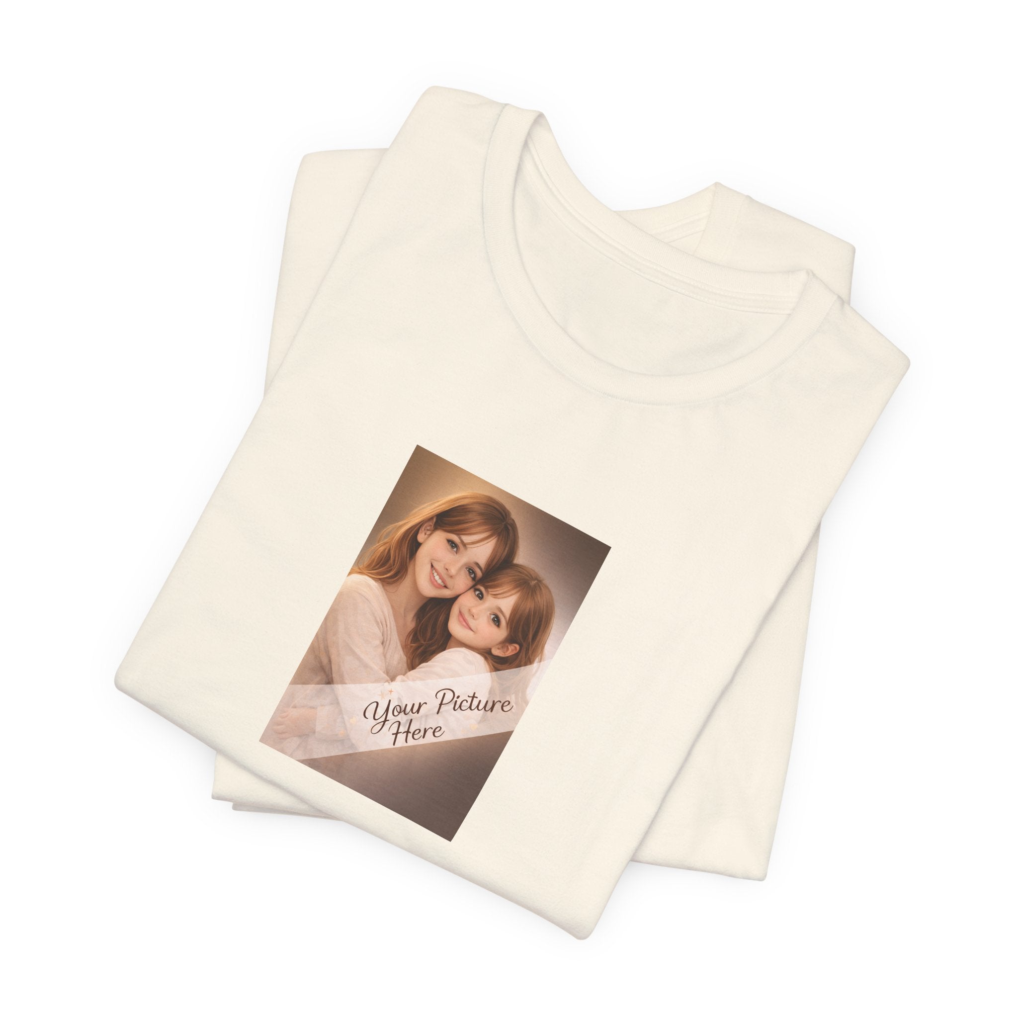 Our First Mother's Day Photo Tee — Personalized Floral Mother's Day T-Shirt