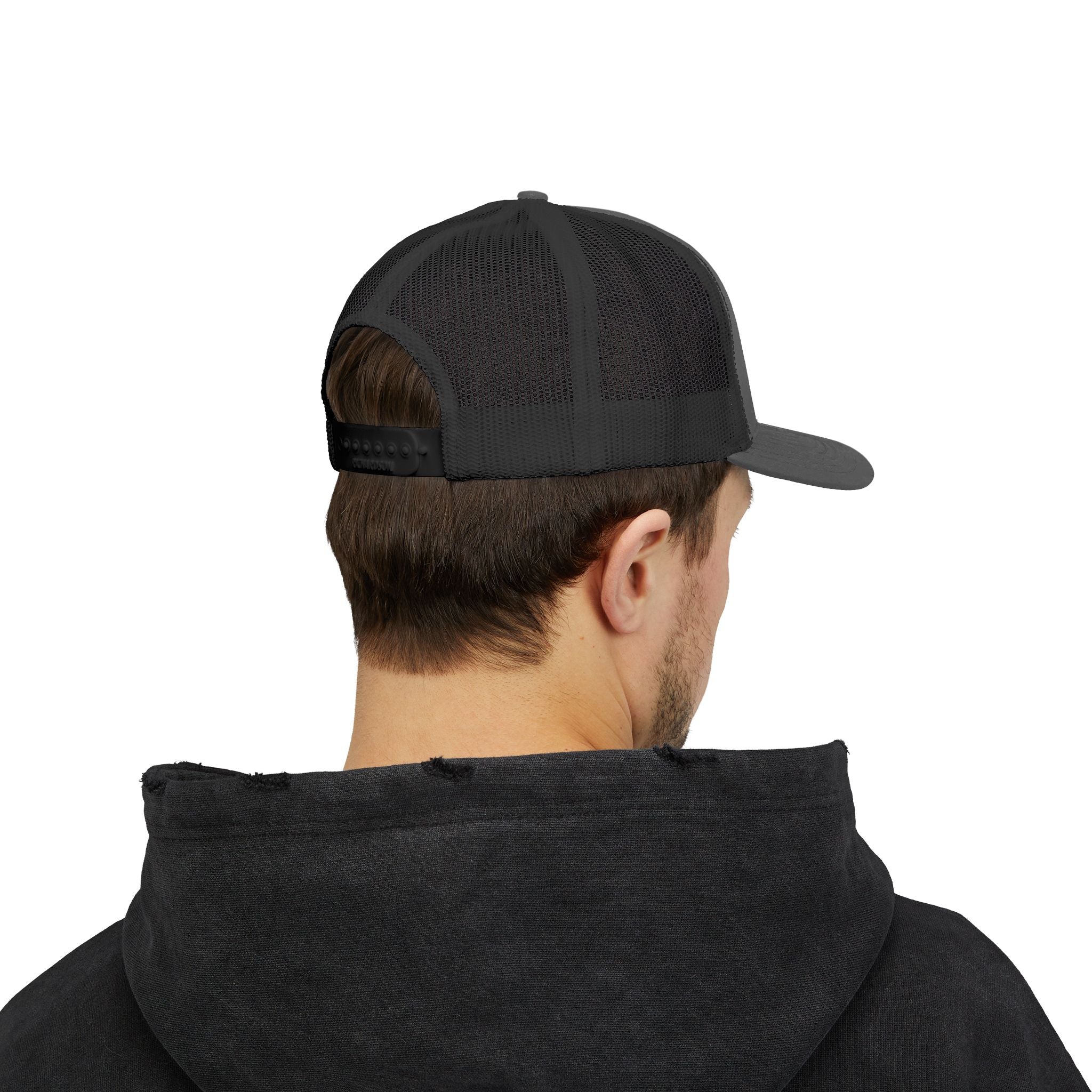 Mom Snapback Trucker Cap — Minimal Embroidered Mom Hat, Mother’s Day Gift