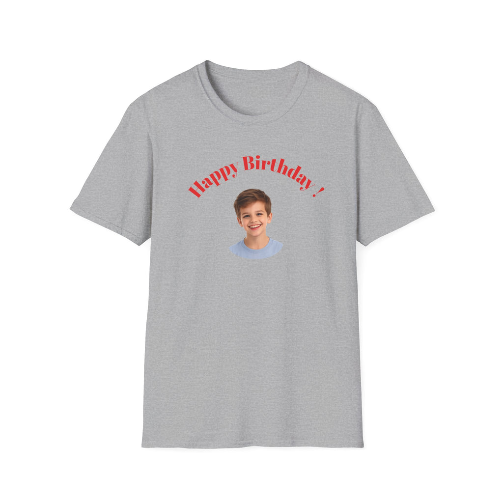 Happy Birthday Photo Tee — Personalized Birthday Shirt for Kids