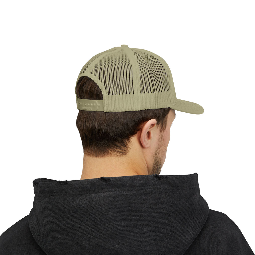 Mom Snapback Trucker Cap — Minimal Embroidered Mom Hat, Mother’s Day Gift