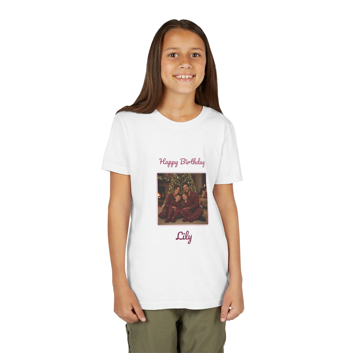 Birthday Girl Youth Tee — Floral Daisy Kids Birthday Shirt