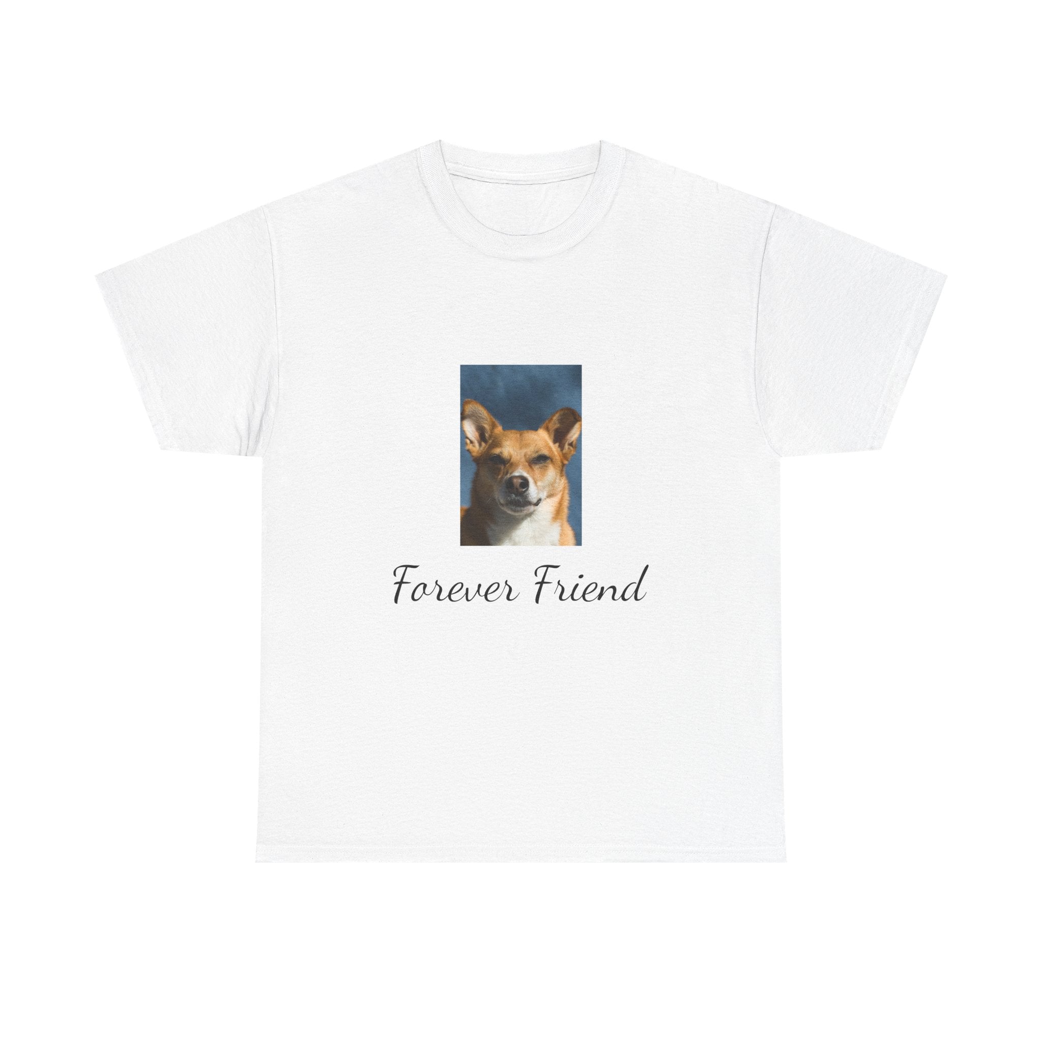 Dog Photo Tee — "Forever Friend" Rescue Pet Tribute T-Shirt