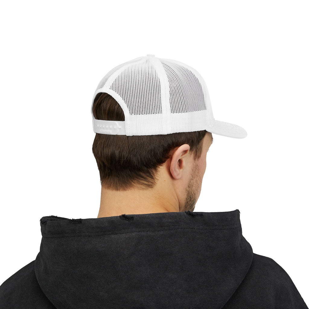 Mom Snapback Trucker Cap — Minimal Embroidered Mom Hat, Mother’s Day Gift