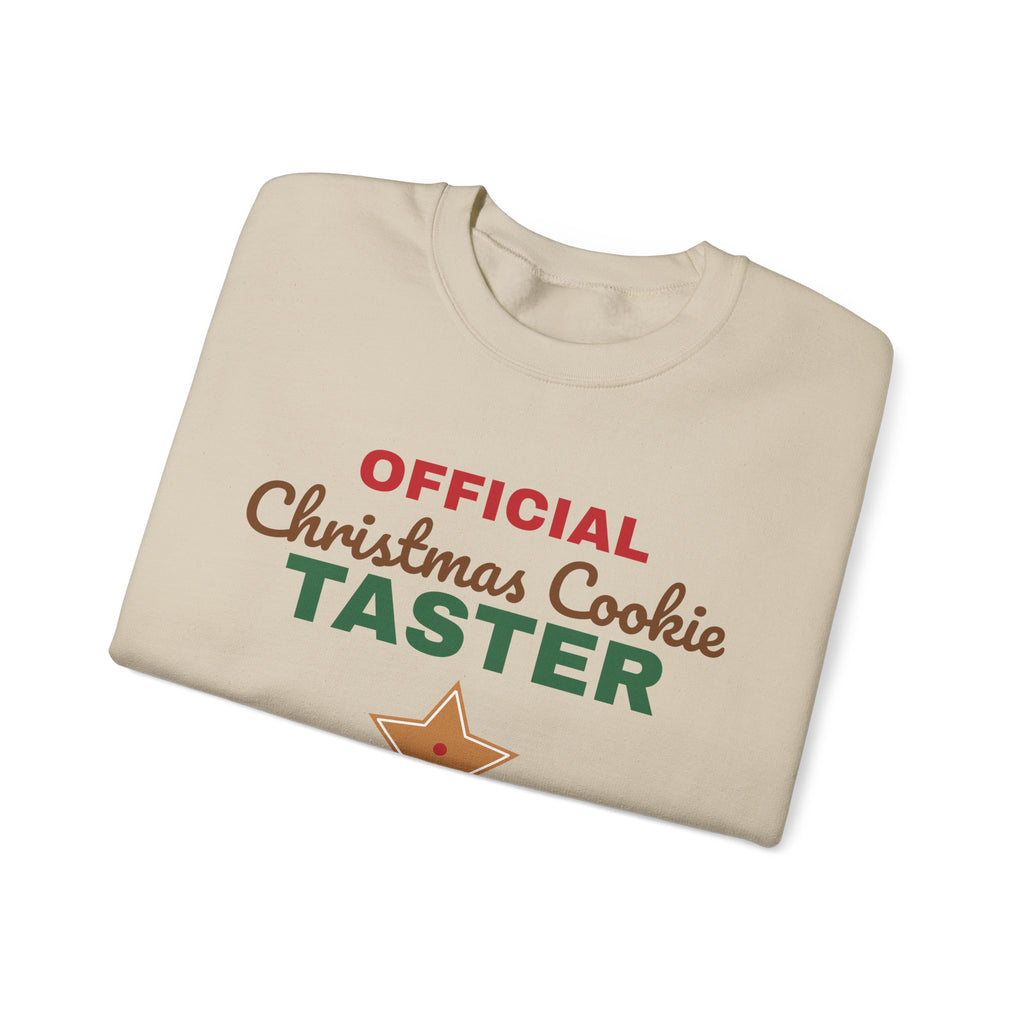 Official Christmas Cookie Taster Sweatshirt — Funny Holiday Baking Crewneck