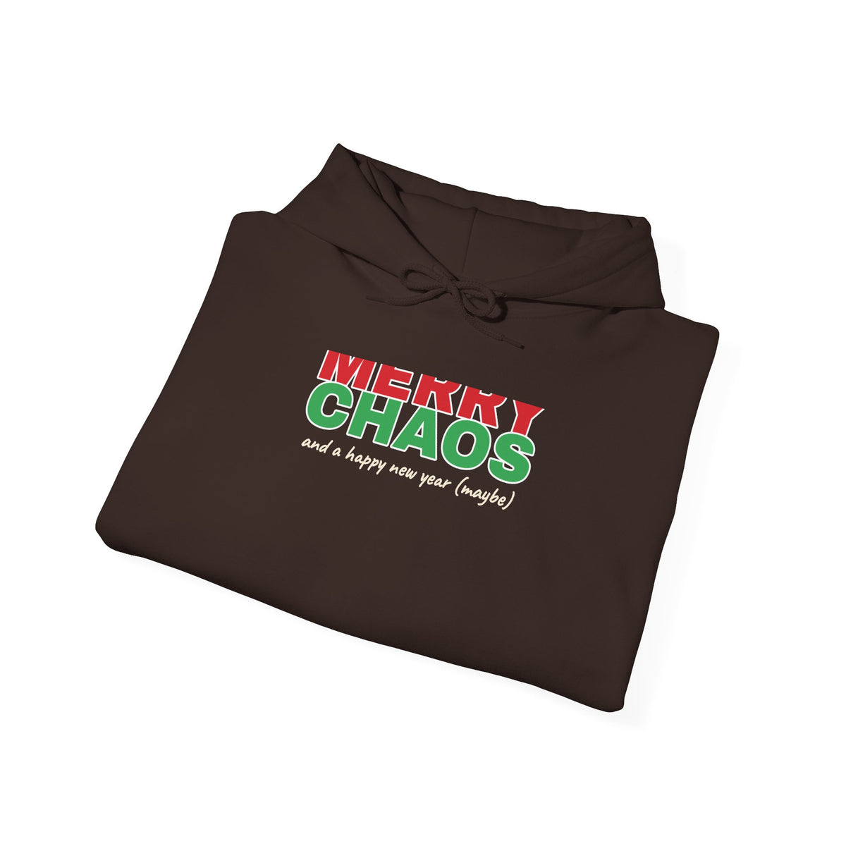 Merry Chaos Hoodie — Funny Christmas Hooded Sweatshirt