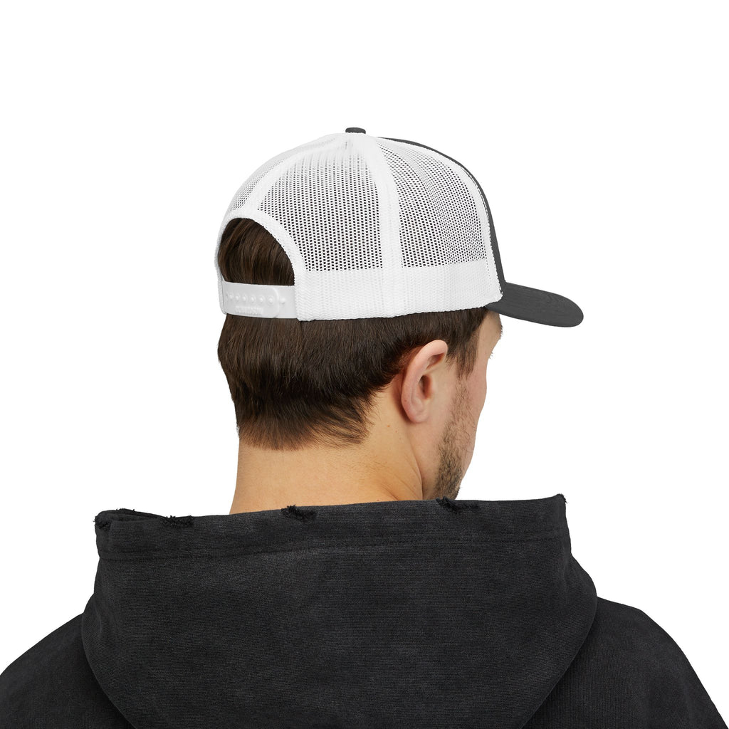Mom Snapback Trucker Cap — Minimal Embroidered Mom Hat, Mother’s Day Gift