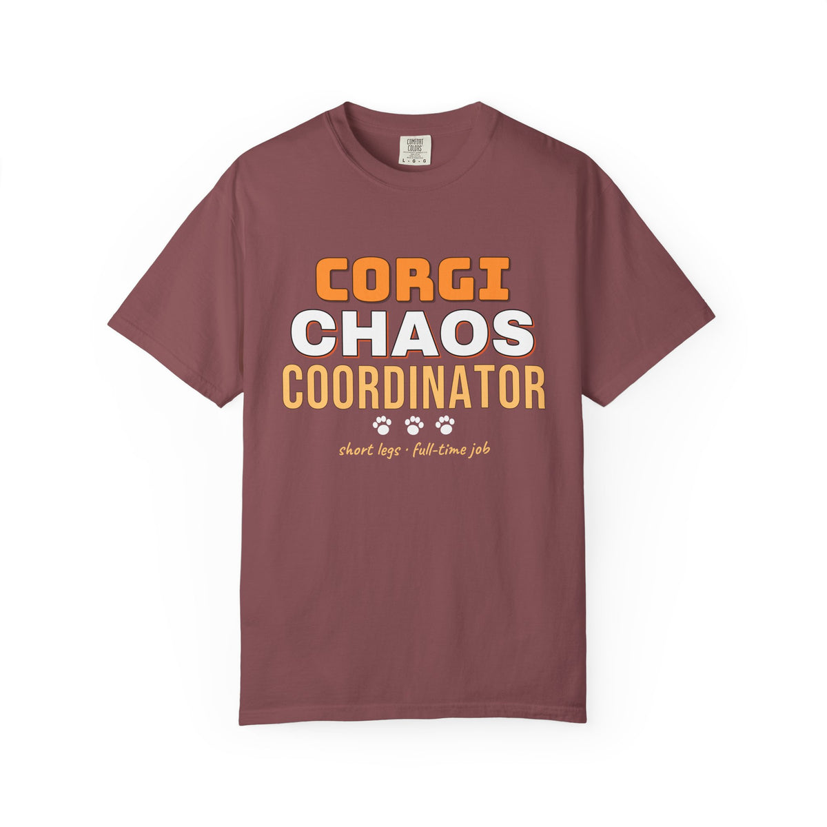 Corgi Chaos Coordinator Shirt — Funny Corgi Mom Dad Dog Tee