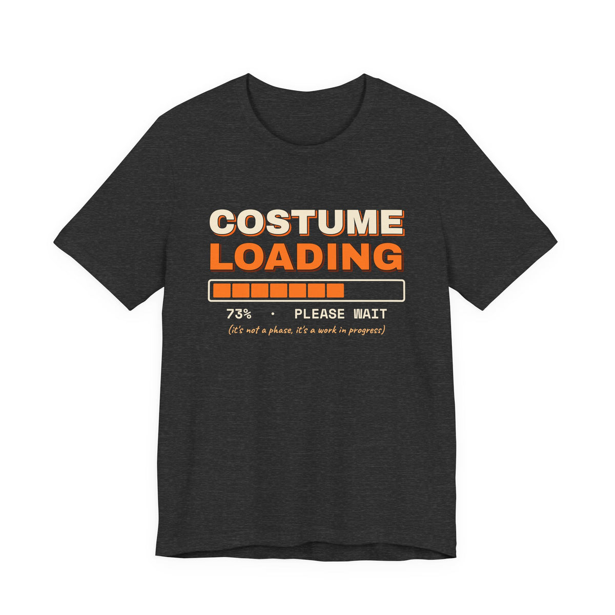 Costume Loading Please Wait Shirt — Funny Last-Minute Halloween Costume Tee